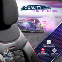 Thumbnail for Nissan Navara Seat Covers Carbon Design