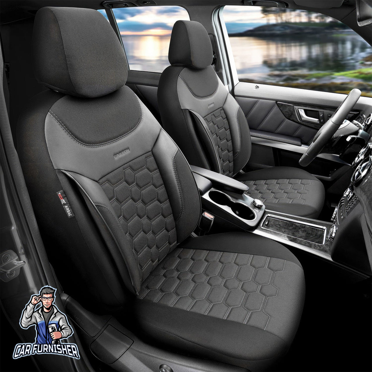 Audi A6 Seat Covers Carbon Design