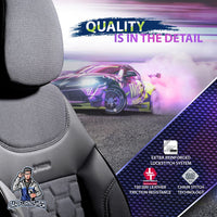 Thumbnail for Nissan Navara Seat Covers Carbon Design