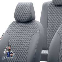 Thumbnail for Buick Apollo Seat Covers Amsterdam Leather Design Smoked Black Leather