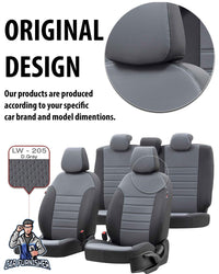 Thumbnail for Dodge Nitro Seat Cover Istanbul Leather Design Black Leather