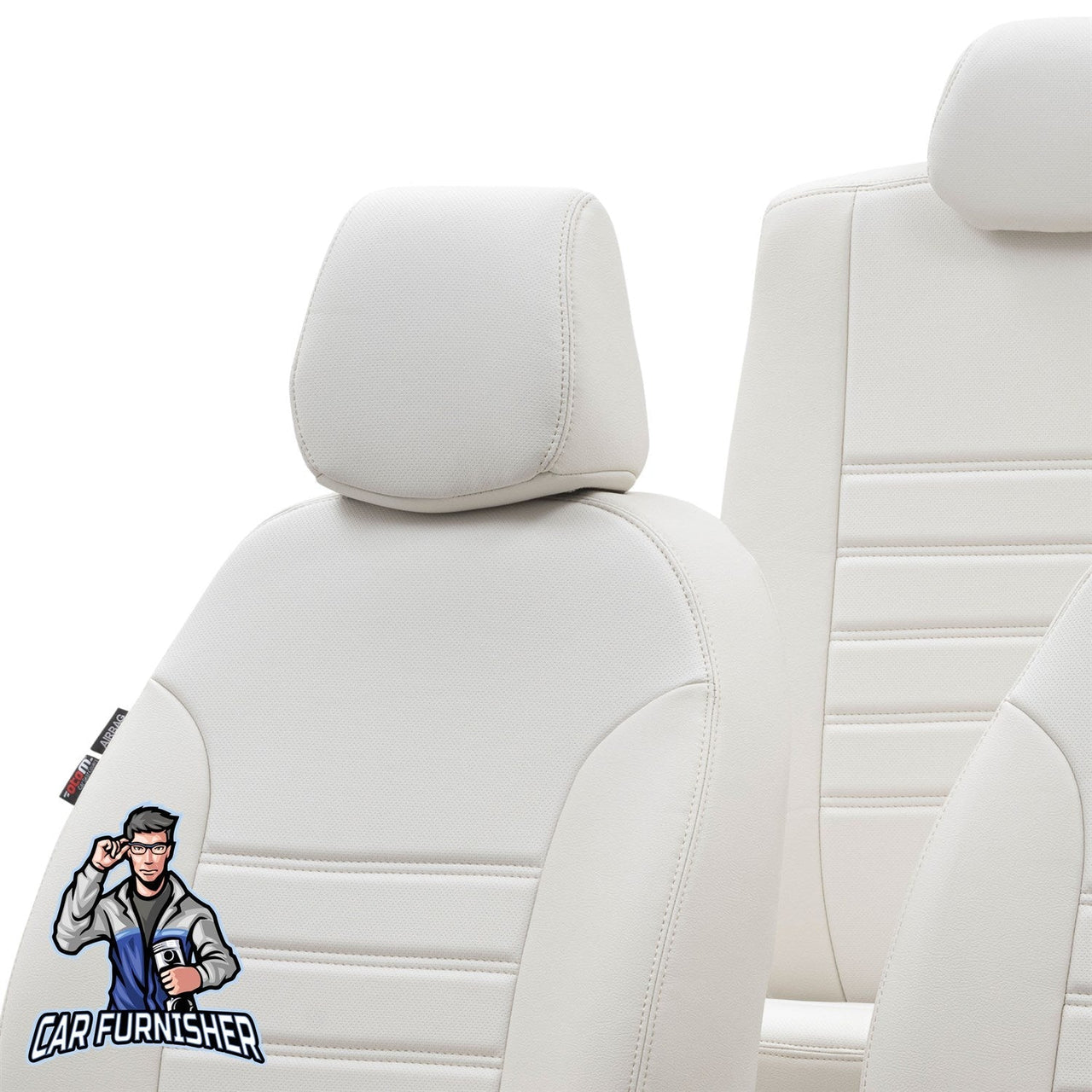 DS 5 Seat Cover Istanbul Leather Design Ivory Leather