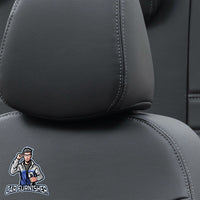 Thumbnail for Dodge Nitro Seat Cover Istanbul Leather Design Black Leather