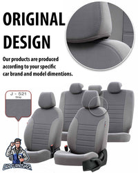 Thumbnail for Dodge Nitro Seat Cover Original Jacquard Design Light Gray Jacquard Fabric