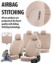 Thumbnail for Dodge Nitro Seat Cover Original Jacquard Design Dark Beige Jacquard Fabric