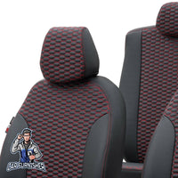 Thumbnail for DS 5 Seat Cover Tokyo Leather Design Red Leather