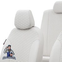 Thumbnail for DS 5 Seat Cover Tokyo Leather Design Ivory Leather