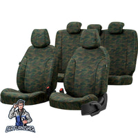 Thumbnail for Chevrolet Nova Seat Covers Camouflage Waterproof Design Montblanc Camo Waterproof Fabric