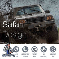 Thumbnail for Chevrolet Nova Seat Covers Camouflage Waterproof Design Himalayan Camo Waterproof Fabric