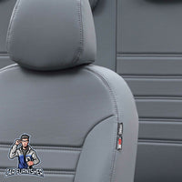 Thumbnail for Chevrolet Spark Seat Covers Istanbul Leather Design Smoked Leather