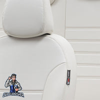 Thumbnail for Chevrolet Spark Seat Covers Istanbul Leather Design Ivory Leather