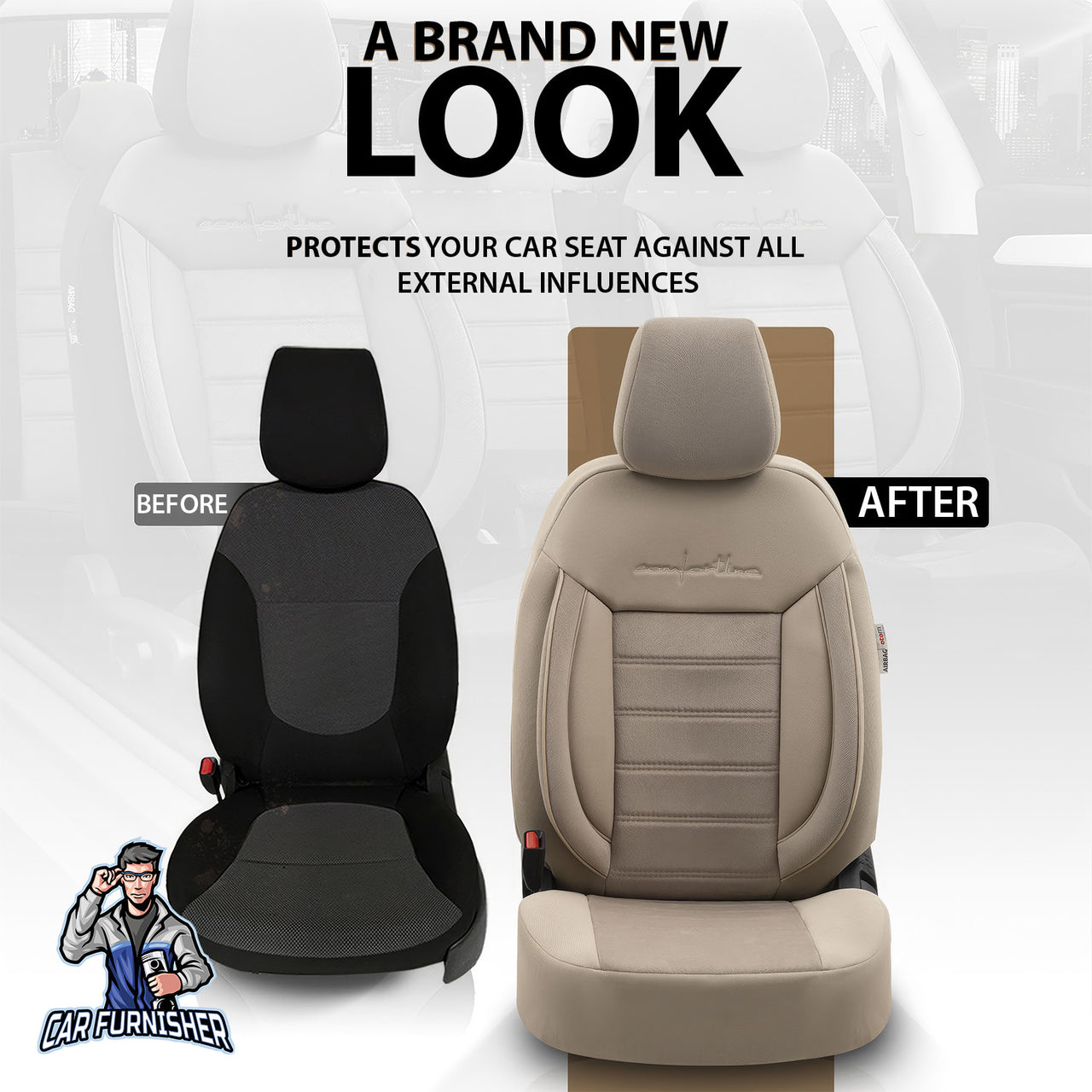 Car Seat Cover Set - Comfortline Design