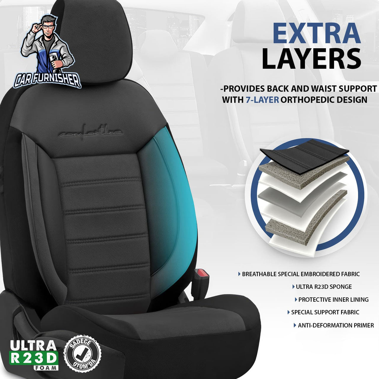 Hyundai Marcia Seat Covers Comfortline Design