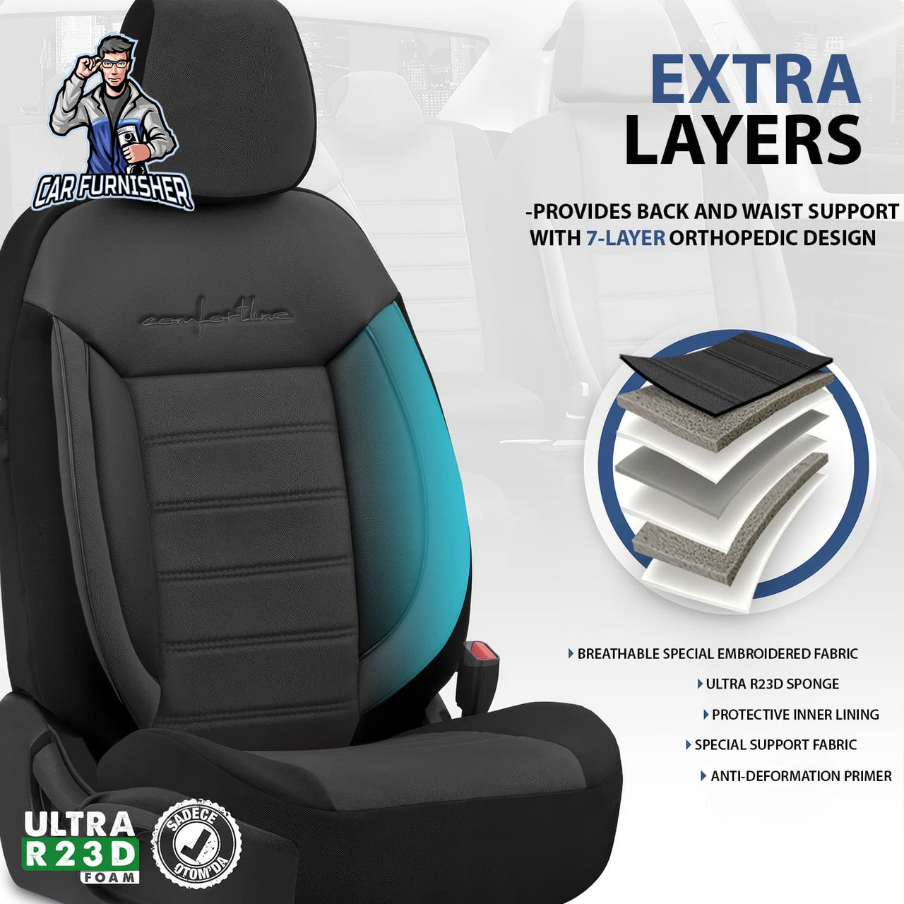 Nissan Navara Seat Covers Comfortline Design