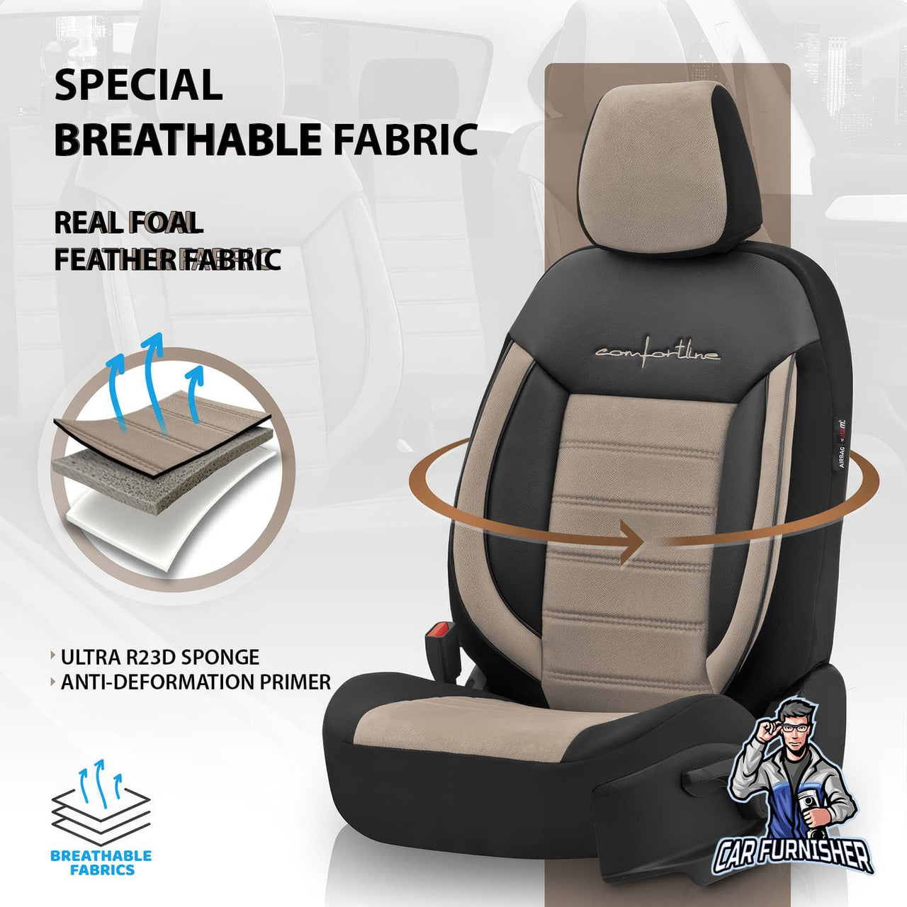 Nissan Navara Seat Covers Comfortline Design