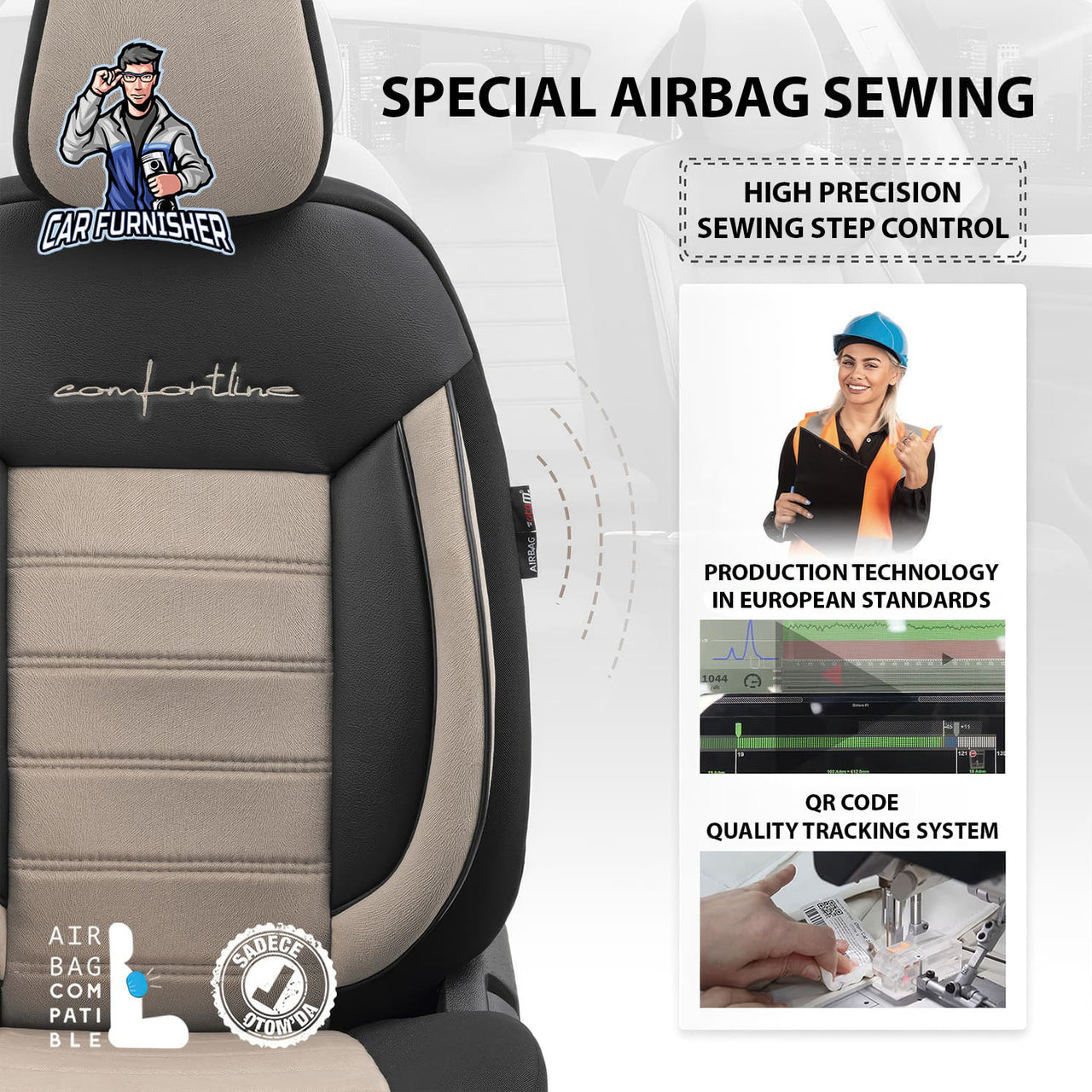 Car Seat Cover Set - Comfortline Design