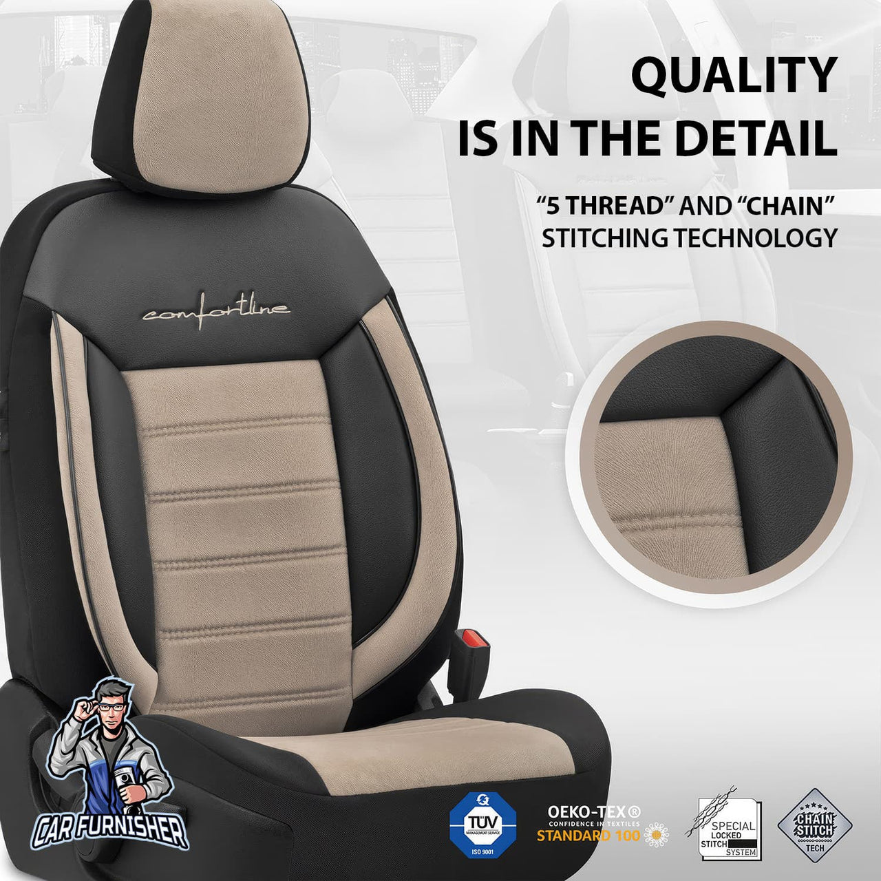 Nissan Navara Seat Covers Comfortline Design