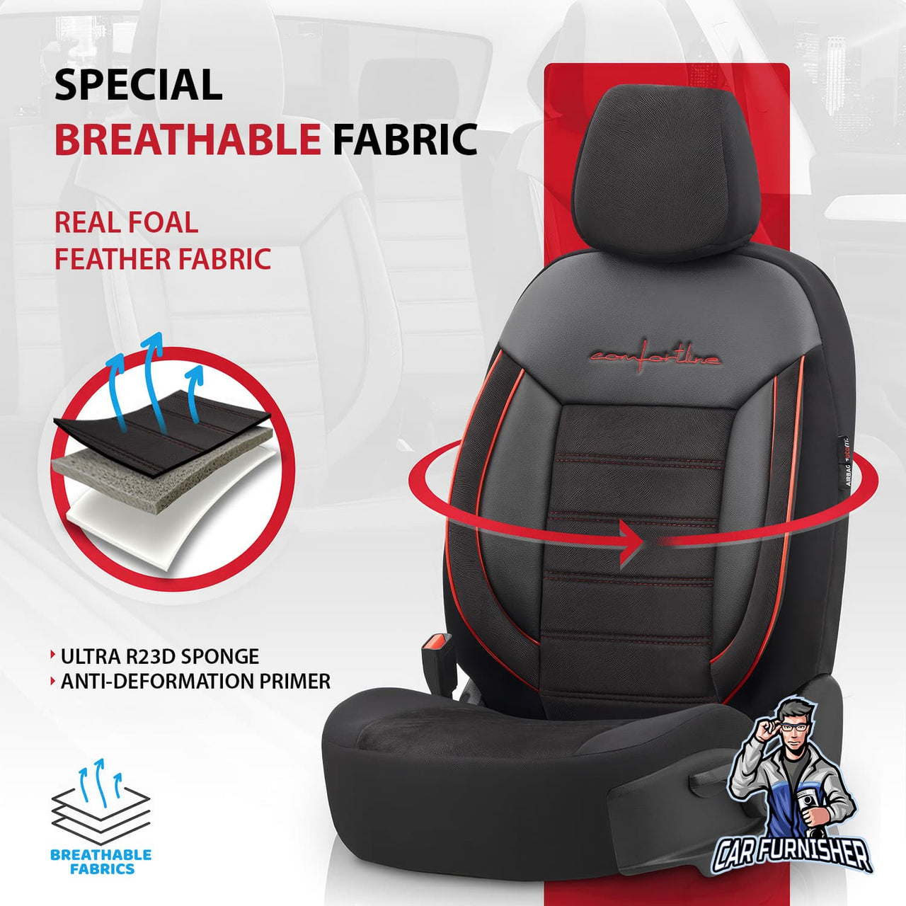 Nissan Navara Seat Covers Comfortline Design