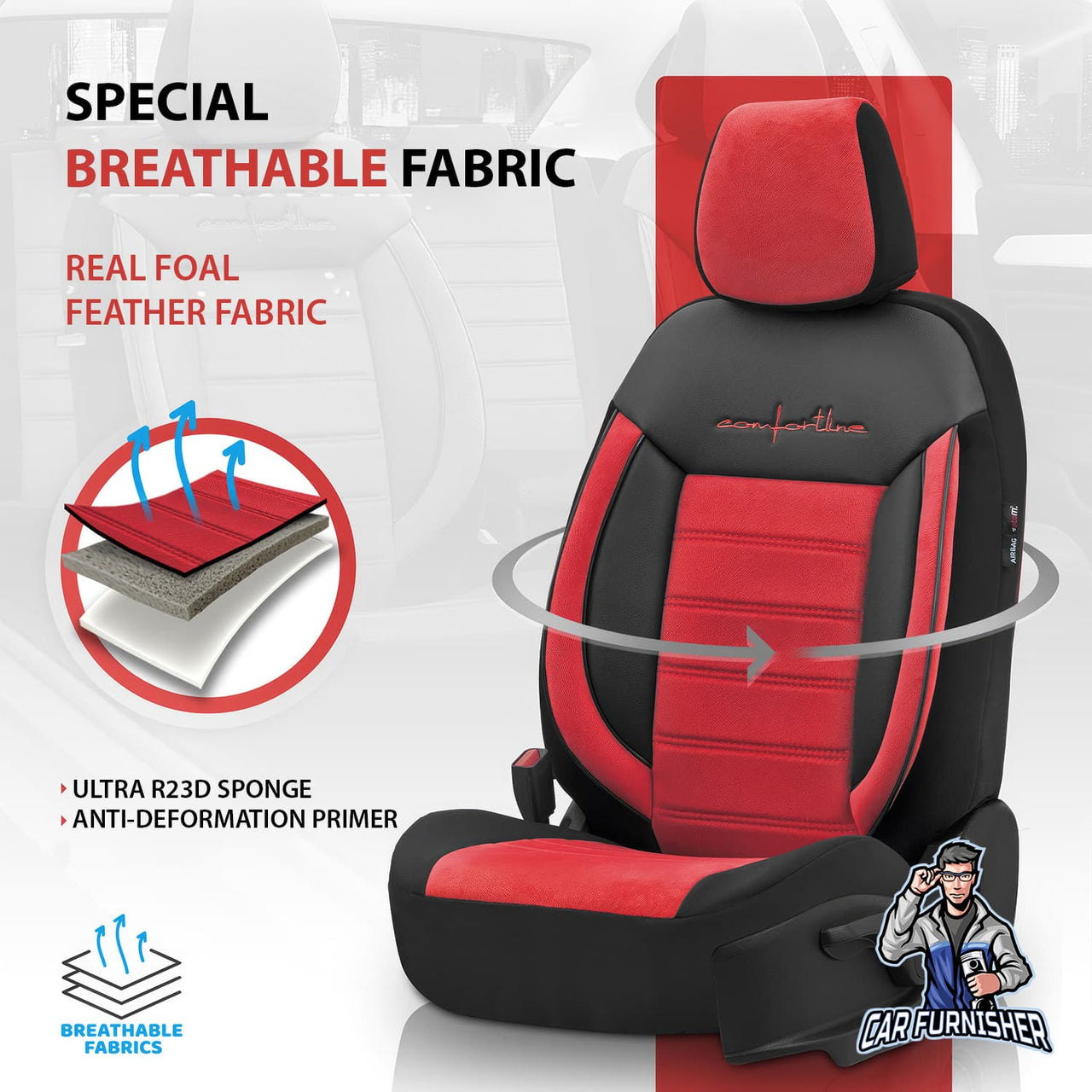 Audi A1 Seat Covers Comfortline Design