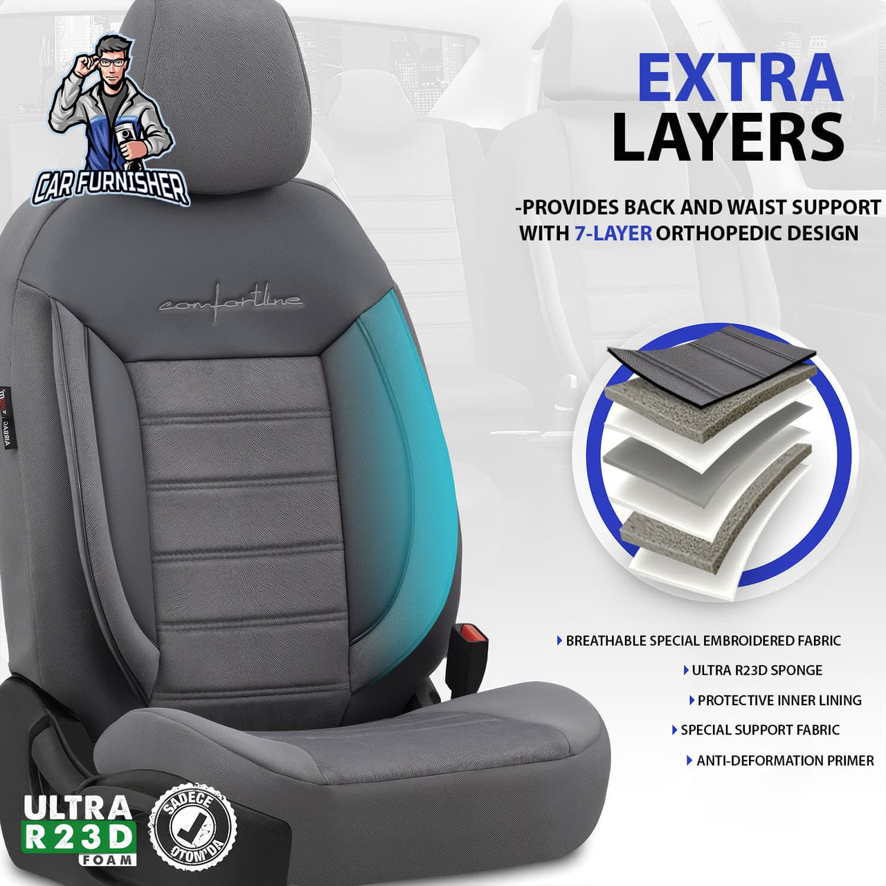 Nissan Navara Seat Covers Comfortline Design