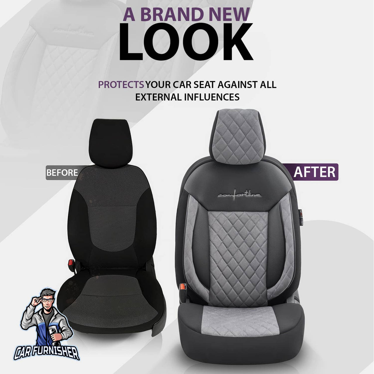 Fiat Strada Seat Covers Comfortline Vip Design