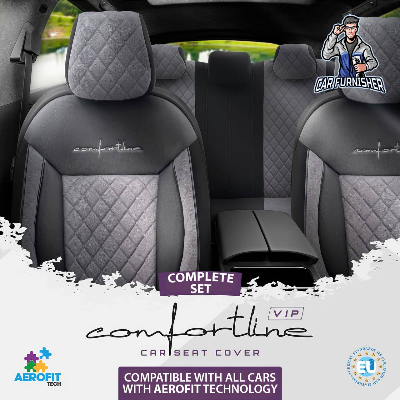 Tesla Model Y Seat Covers Comfortline Vip Design