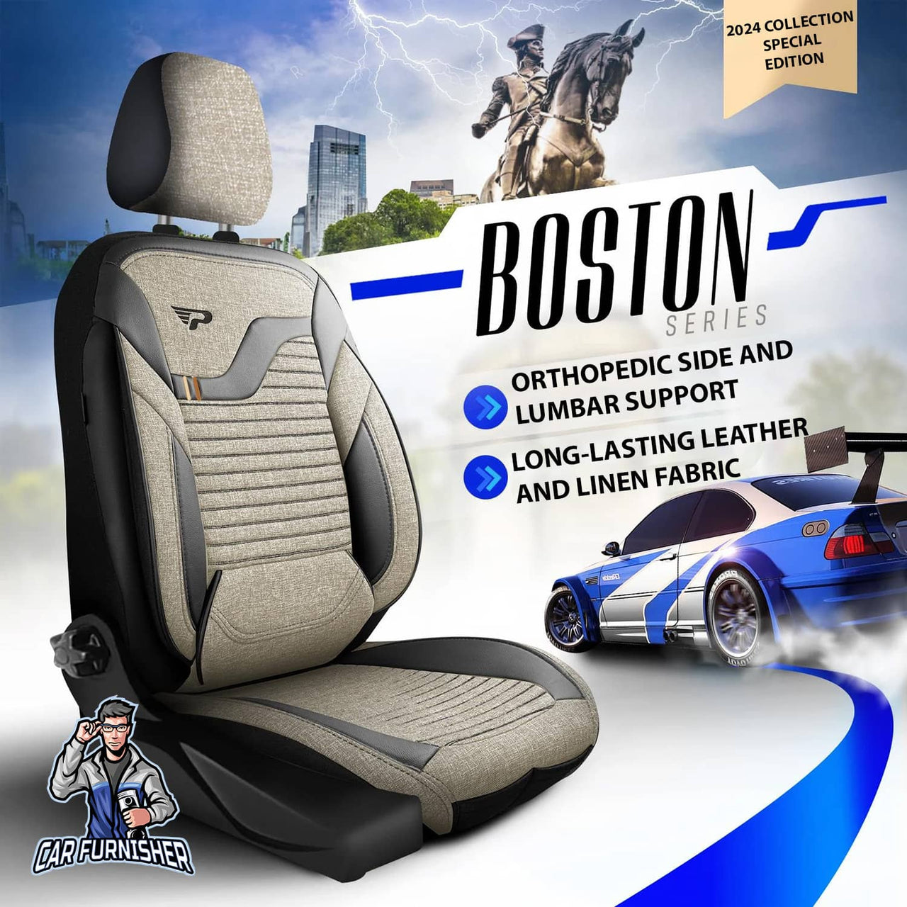 Ford Escort Seat Covers Boston Design