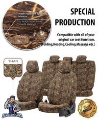 Thumbnail for Man TGS Seat Cover Camouflage Waterproof Design Kalahari Camo Front Seats (2 Seats + Handrest + Headrests) Waterproof Fabric
