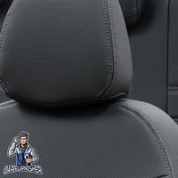 Thumbnail for Dacia Spring Seat Covers New York Leather Design Black Leather