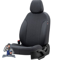 Thumbnail for Dacia Spring Seat Covers Tokyo Leather Design Black Leather