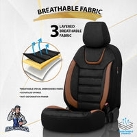 Thumbnail for Nissan Navara Seat Covers Extra Support Iconic Design