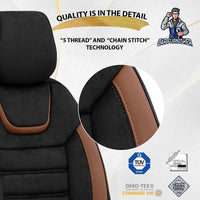 Thumbnail for Nissan Navara Seat Covers Extra Support Iconic Design