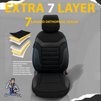 Thumbnail for Hyundai Solaris Seat Covers Extra Supportive Individual Design