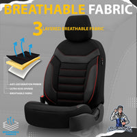 Thumbnail for Nissan Navara Seat Covers Extra Supportive Individual Design