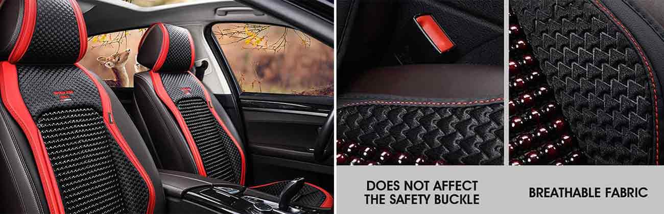 High-quality seat covers enhancing a car's inner beauty.
