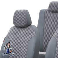 Thumbnail for Ford Cargo Seat Cover Tokyo Leather Design Smoked Leather & Foal Feather