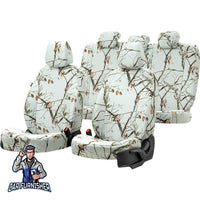 Thumbnail for Ford Fusion Seat Covers Camouflage Waterproof Design Arctic Camo Waterproof Fabric