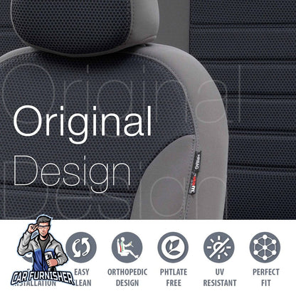 Ford Kuga Seat Covers Original Jacquard Design Beige Jacquard Fabric