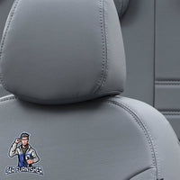 Thumbnail for Ford Mondeo Seat Covers Istanbul Leather Design Smoked Leather