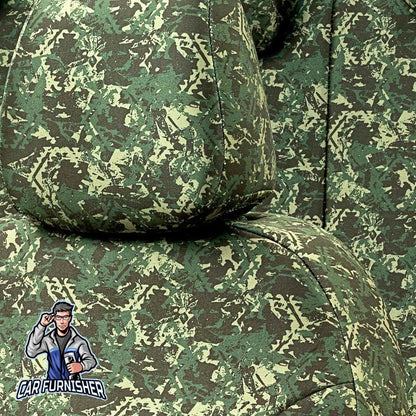 Ford S-Max Seat Covers Camouflage Waterproof Design Himalayan Camo Waterproof Fabric