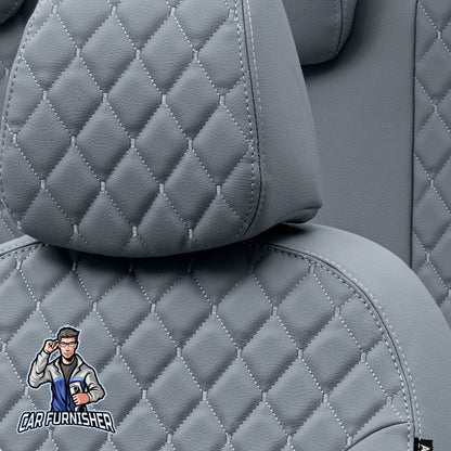 Ford Transit Seat Covers Madrid Leather Design Smoked Leather