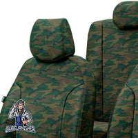 Thumbnail for Honda HRV Seat Covers Camouflage Waterproof Design Montblanc Camo Waterproof Fabric