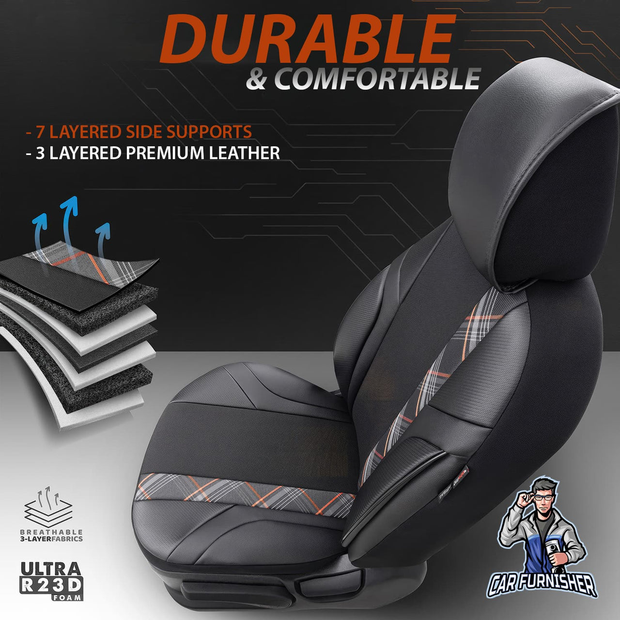 Nissan Navara Seat Covers Horizon Design
