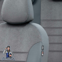 Thumbnail for Hyundai Ioniq Seat Covers London Foal Feather Design Smoked Leather & Foal Feather