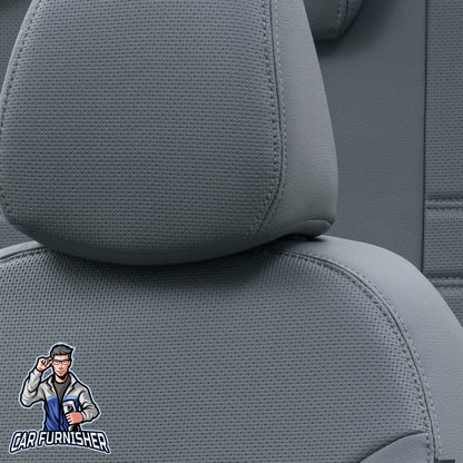 Hyundai Kona Seat Covers New York Leather Design Smoked Leather