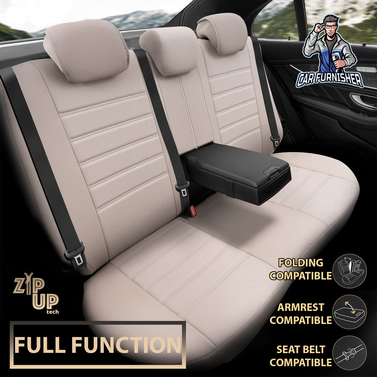 Car Seat Cover Set Inspire Design - Main Image