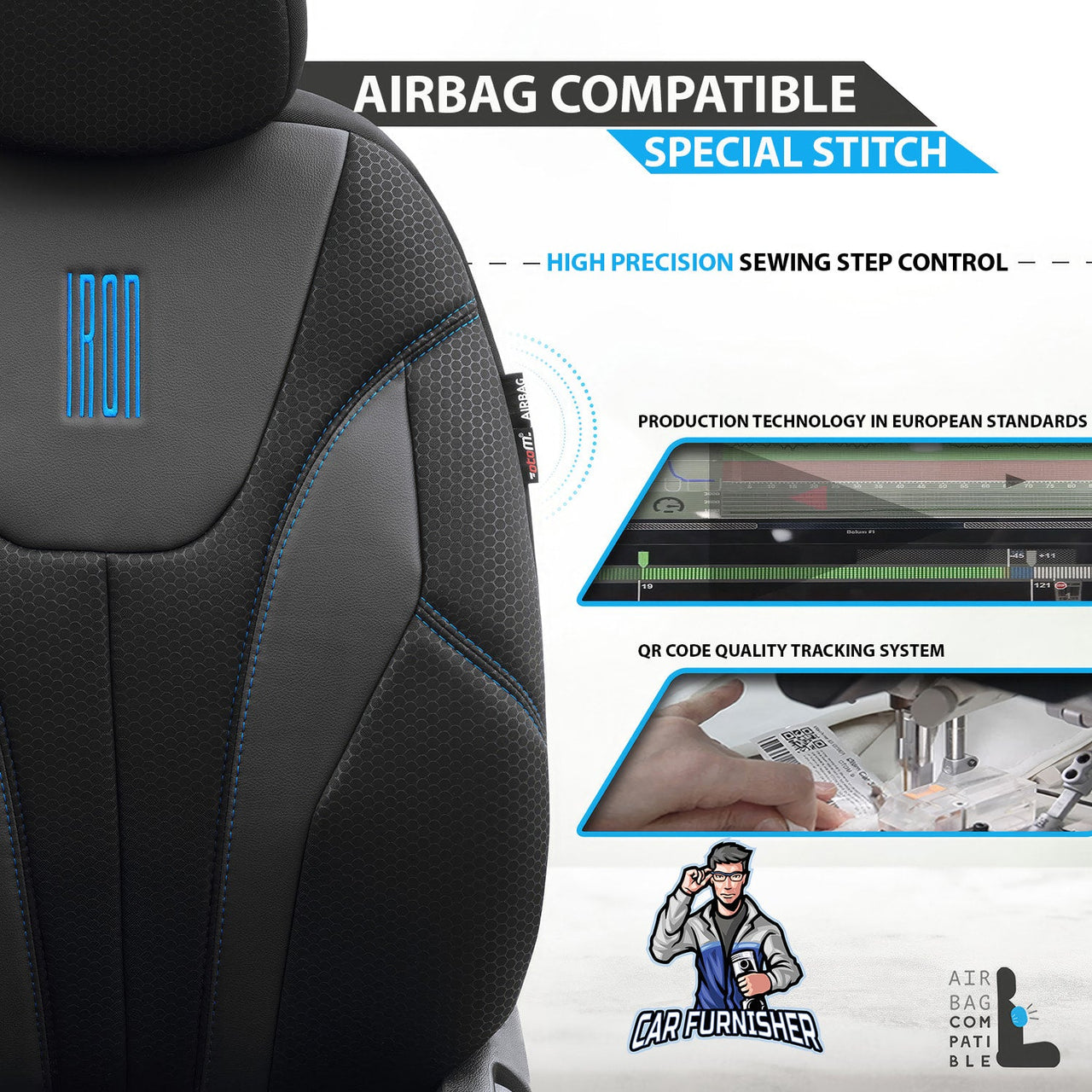 Nissan Navara Seat Covers Iron Design