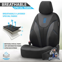 Thumbnail for Nissan Navara Seat Covers Iron Design
