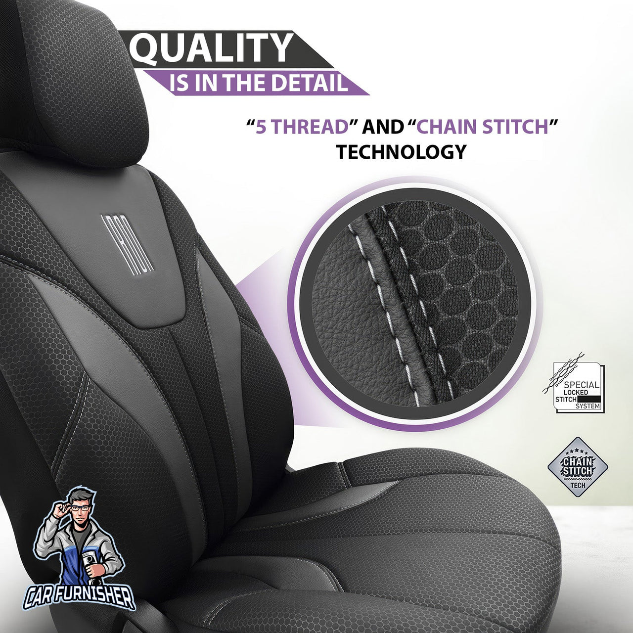 Nissan Navara Seat Covers Iron Design