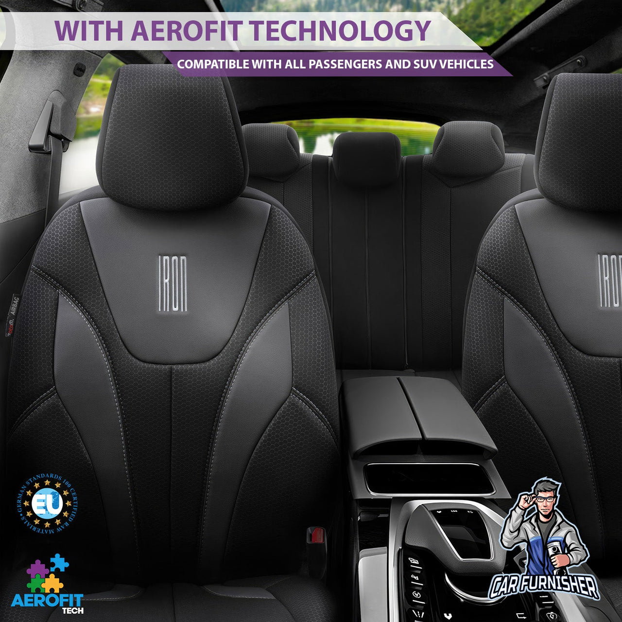 Hyundai Tucson Seat Covers Iron Design